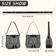 thumbnail image 2 of Iauyy Women's Handbag Removable Shoulder Satchel Bag-Polyester and PU leather ，A Zebra Pattern, 2 of 7