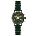 thumbnail image 2 of Invicta Men's 18497 I-Force Black Dial Black IP Steel Dark Green Leather Strap Chronograph Watch, 2 of 3