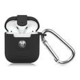 thumbnail image 1 of Fintie AirPods Silicone Case Cover Skin with Keychain Carabiner, Black, 1 of 6