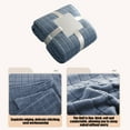 thumbnail image 5 of SLYNSHome Luxury Flannel Throw Blanket for Couch Sofa Bed,27x39 inch Soft Fuzzy Plush Fleece Lap Blanket Super Cozy and Comfy for All Seasons - Blue, 5 of 6