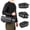 Black, variant on M Buder Insulated Trunk Cooler Bag 11.4 inches / 29 cm Waterproof Bicycle Rear Rack Storage Seat Pannier with Shoulder Strap