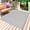 Grey, variant on Solid Black Outdoor Rug 5x8 Ft - Reversible Patio Rug Outdoor Camping Rugs, Retro Minimalism Abstract Denim Texture Washable Indoor Outdoor Area Rugs, Non-Slip Outdoor Carpet Runner for Deck/Porch