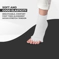 thumbnail image 2 of Happy Feet Toe Alignment Separator Socks, Prevent Foot Cramps and hammertoes, Toe Separator Massage Socks, 2 of 14