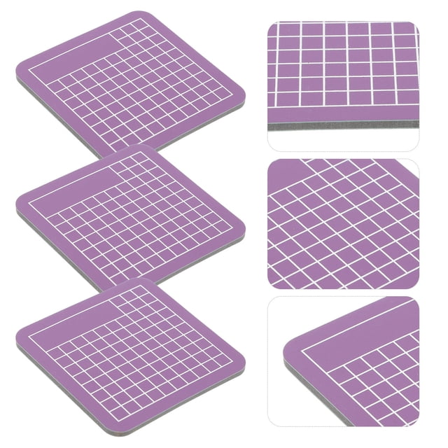 FENGGUIQU 3Ud Tapete De En PVC Morado Para Proyectos De Artesanía Y