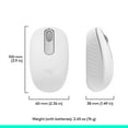 thumbnail image 2 of Logitech M196 Bluetooth Wireless Mouse, Compact and Portable Mouse for Laptops, Tablets and More, Off-white, 2 of 10