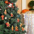 thumbnail image 5 of 12 piezas de Adornos navideños de hombrecito de jengibre shaofei Color Amarillo Jengibre, 5 of 5