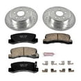 thumbnail image 3 of PowerStop Rear Z23 Evolution Sport Carbon-Fiber Ceramic Brake Pad and Drilled & Slotted Rotor Kit Fits: LEXUS Select Models K6784, 3 of 10