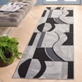 thumbnail image 2 of SAFAVIEH Odyssey Earleen Modern Runner Rug, Ivory/Grey Black, 2'2" x 8', 2 of 8