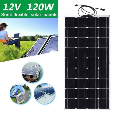 Solar Cynergy 120 Watt 12 Volt Mono Flexible Bendable Solar Panel RV Boat LOT