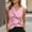 Pink(New), variant on PNTUTB Summer Women's Fashion Solid Color Satin Casual V Neck Button Commuter Blazer Sleeveless Vest Top