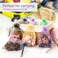 thumbnail image 5 of 50PCS Moon Star Organza Bags, 3X4 Organza Jewelry Candy Bags, Mixed Color Organza Favor Bags Gift Pouch with Drawstring for Wedding Party, 5 of 7