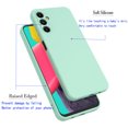 thumbnail image 4 of eBizWare Phone Case For Samsung Galaxy A14 5G 6.6", Drop Resistant Lightweight Slim And Shockproof Protective Soft Silicone Phone Cover for Galaxy A14 5G -Black, 4 of 6