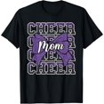 thumbnail image 2 of 100% Cotton Cheer Mom Mama Bow Sport Cheerleader Cheerleading Purple T-Shirt, 2 of 5