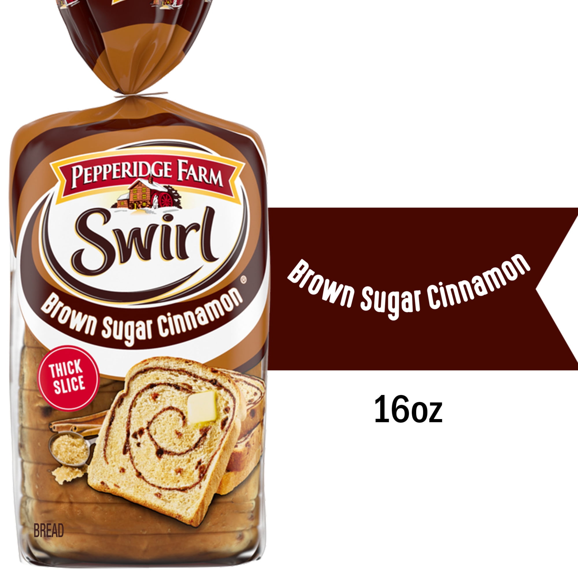 Pepperidge Farm Brown Sugar Cinnamon Swirl Breakfast Bread, 16 oz Loaf