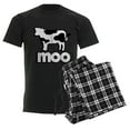 thumbnail image 6 of CafePress - Cow Moo Men's Dark Pajamas - Men's Dark Loose Fit Cotton Pajama Set, 6 of 7