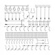 thumbnail image 5 of 81pcs Heavy Duty Metal Hook Garage Organizer Pegboard Hooks Assortment Kit Peg Locks Wall Mount Bicycle Hanger Hooks Wall Hooks, 5 of 8