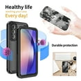 thumbnail image 2 of CASEFIV for Samsung Galaxy A54 5G Waterproof Case,Full Body IP68 Rugged Shockproof Case with Built-in Screen Protector Protective Cover,Black, 2 of 7