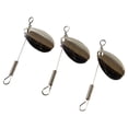 thumbnail image 2 of Lucky Strike #2 Nickel Single Spinner – 3‑Pack – Fishing Lure, 2 of 6