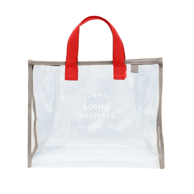 Bolso de Playa Wmkox8yii PVC Transparente Verano