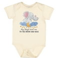 thumbnail image 3 of Inktastic My Yaya Loves Me to the Moon and Back Elephant Family Boys or Girls Baby Bodysuit, 3 of 5