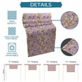 thumbnail image 7 of Table Runner 36 Inch Long - Yellow Lemon Purple HummingbirdDecorative Table Scarf,Summer Watercolor Floral PlantDining Table Runners for Wedding Party Kitchen Dining Tables, 7 of 7