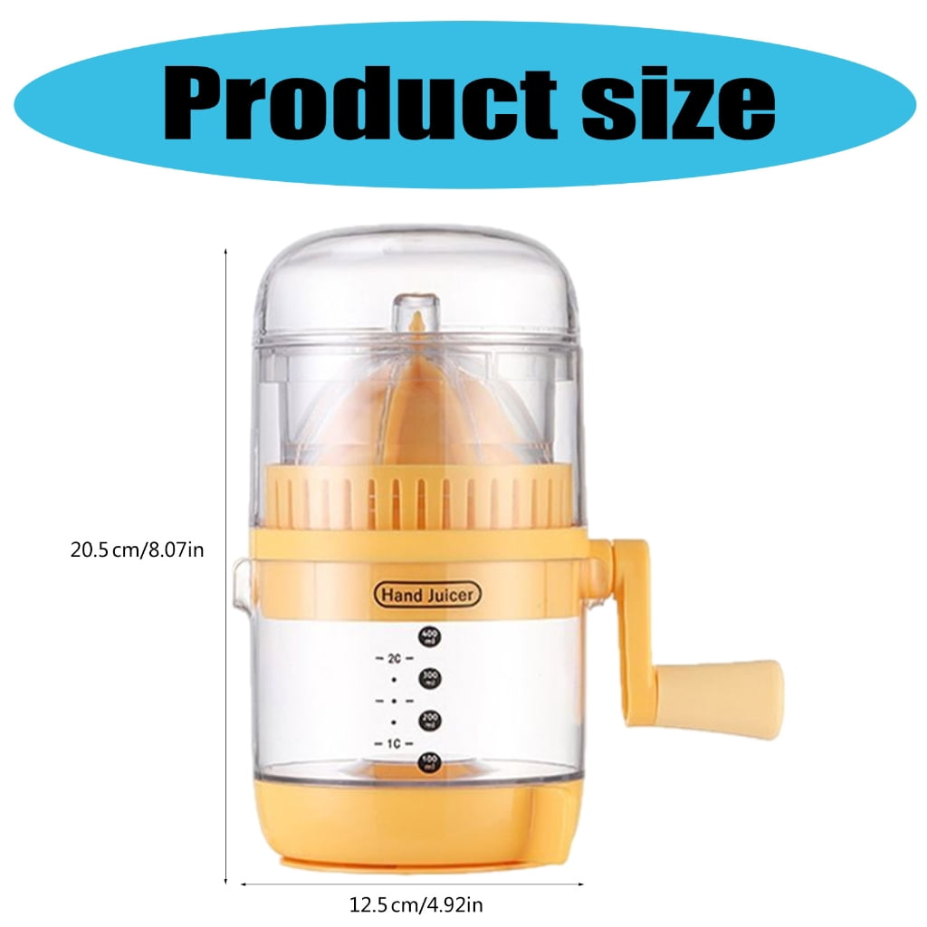 Innovative Mechanical Juices Extractors With Splinters Release And Rotating Base