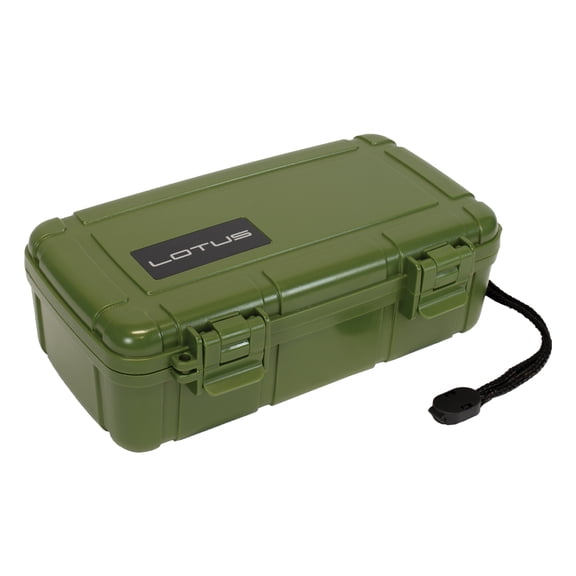 Green 10-Stick Travel Humidor