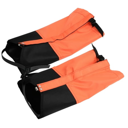 Shoe Gaiters Snake for Men Snowshoeing Running and Women Orange