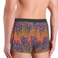thumbnail image 3 of Fotbe Lavender Flowers Men’s Total Support Pouch Boxer Briefs, X-Temp Cooling, Moisture-Wicking Underwear, Regular, Long-leg and Trunk-Medium, 3 of 6