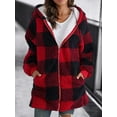 thumbnail image 2 of Manteau à Manches Longues pour Femmes Confortable et Charmant Haut pour Femmes Formel Quotidien Fête Bal Rouge m, 2 of 2