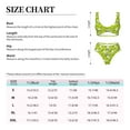 thumbnail image 6 of Wukai Fruit Women's Bikini Set Two Piece,wimsuit High Waisted V Neck Twist Front Adjustable Spaghetti Straps Bathing Suit-XX-Large, 6 of 7