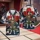 thumbnail image 2 of Camisas de guerrero japonés con estampado 3D para hombre, camisas playeras con gráficos de samurái, blusas de manga corta abotonadas a la moda para hombre, 2 of 5