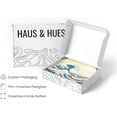 thumbnail image 4 of Haus and Hues Japanese Traditional Art - Hokusai Classic Kanagawa Wave Framed Print, the Great Wave Poster Japanese Art Wall Decor, Japan Poster Wave Wall Art, Japandi Wall Art (16x20 Framed Beige), 4 of 6