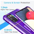 thumbnail image 2 of FYBTO Designed for Samsung Galaxy A02S Case with 2PCS Tempered Glass Screen Protector, Military Grade Protection Heavy Duty Shockproof Phone Case Cover with 360 Ring Kickstand for Samsung A02S, Black, 2 of 5