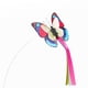 thumbnail image 3 of Juguete interactivo con forma de mariposa para gatos, giratorio 360 grados, alivia el aburrimiento, color rosa, 3 of 5
