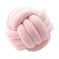 thumbnail image 4 of Nudo Almohada Bola Gruesa Cómoda Almohadas Anudadas Para Sala De Estar Hogar Sofá Rosa Claro, 4 of 8