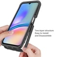 thumbnail image 4 of for Samsung Galaxy A05s Case, Luxury Dual Layer Shockproof Bumper Rugged Hybrid Heavy Duty Clear Drop Protective Durable Hybrid 2-layer Phone Case Cover for Galaxy A05s, Darkblue, 4 of 6