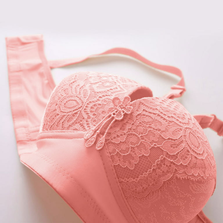 Lightly Lined Wireless Cotton Bra - Dusty pink