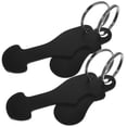 thumbnail image 4 of 4 pcs Shopping Trolley Tokens Opener Metal Shopping Trolley Token Portable Shopping Cart Token with Keychains, 4 of 8