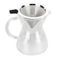 thumbnail image 3 of Accurate Brewing Control, Premium Coffee Dripper, Mesh Micro Filter, Reusable Steel Cone Filter, Great Gift, Coffee Pot With Stainless Steel Filter For Accurate Brewing Control And, 3 of 8