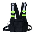 thumbnail image 1 of Men Women Fashion Chest Rig Bag Reflective Vest Hip Hop Streetwear Functional Harness Chest Bag Pack Front Waist Pouch Backpack, 1 of 6