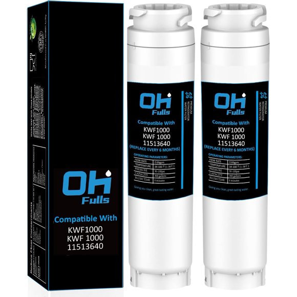 REPLFLTR10 Refrigerator Water Filter, Compatible with Thermador REPLFLTR10 Refrigerator Water Filter 00740560/00740570, 2-Pack