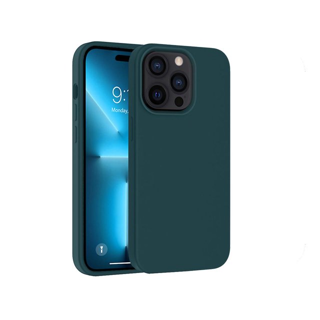 Funda de silicona CHAO para iPhone 14 Pro 6.1 a prueba de golpes Verde oliva