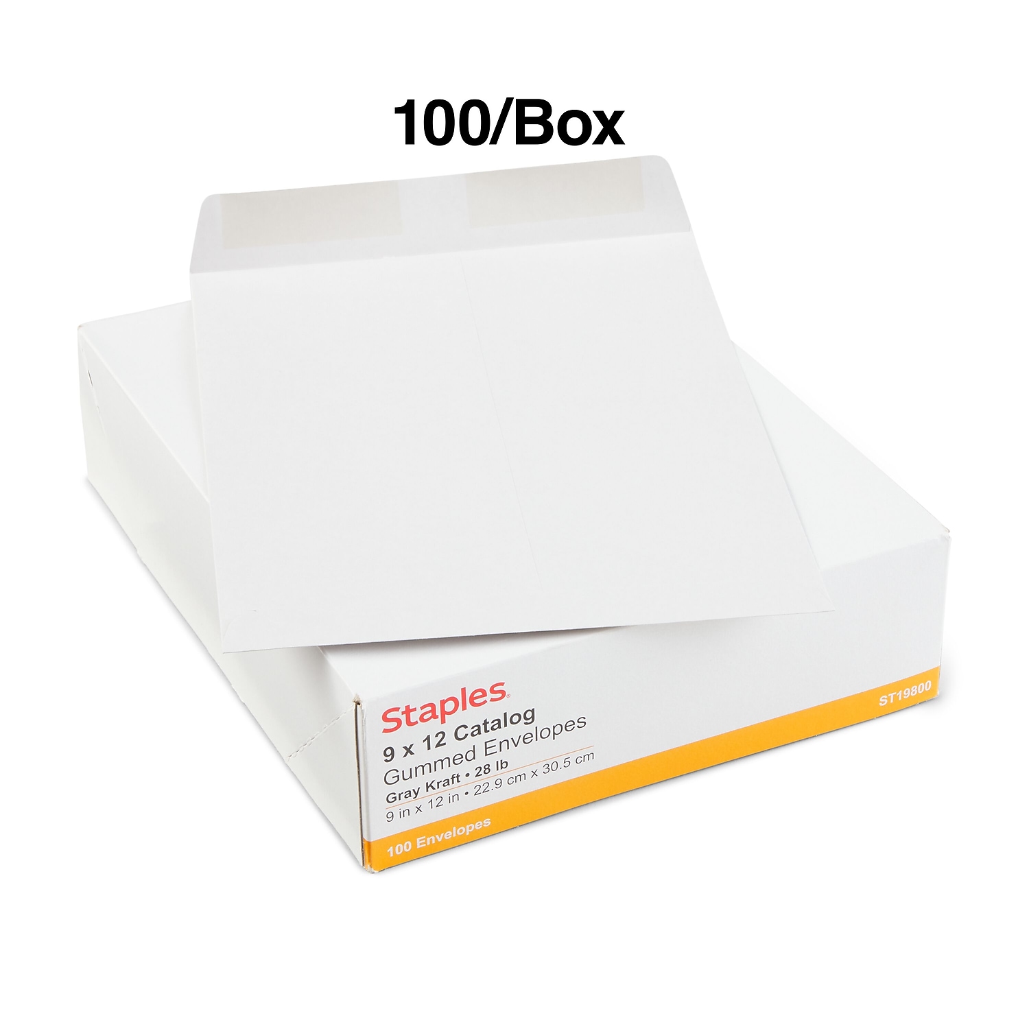 Staples 9" x 12" Gray Kraft Catalog Envelopes 381968
