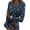 Multicolor(Xmas Tree Snowflake Print), variant on Christmas Long Sleeve Tops for Women Going Out Slim Fit Ribbed Funny Xmas Christmas Graphic Underwear Tops Spring Fall Trendy Holiday Casual Round Neck T-Shirts