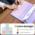 thumbnail image 3 of Funda con teclado FINTIE para iPad 10.2" con Bluetooth y retroiluminación, 3 of 8