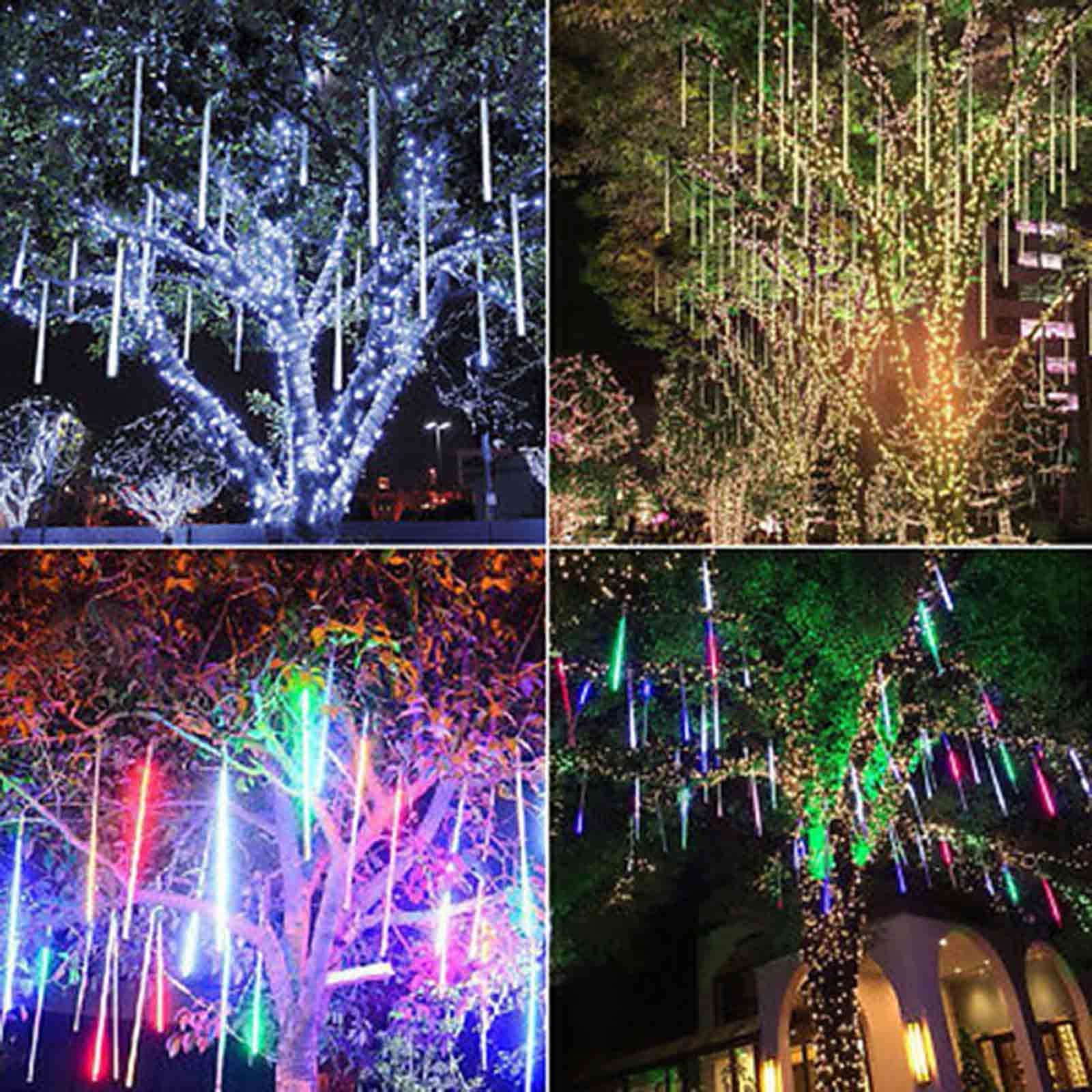 SSZMDLB under $5 4Pcs Solar Lights, Solar Ice Bar Lights, Outdoor Waterproof String Lights for Garden, Yard, Patio, Christmas, Party, 8 Tubes with Colorful LEDs, Easy Installation, Solar Powered
