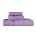 thumbnail image 2 of BNM Egyptian Cotton Luxury 3 Piece Towel Set, Royal Purple, 2 of 8