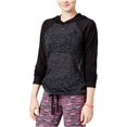thumbnail image 1 of Material Girl Active Cut-Out Sudadera con capucha para mujer, negro, XS, 1 of 2