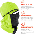 thumbnail image 3 of Balaclava Ski Mask Winter Fleece Thermal Face Cover for Men Women Breathable Skiing Motorcycle & Snowboarding, Neon Yellow, Large, 3 of 7